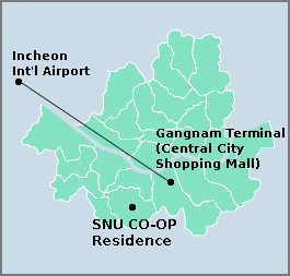 Airport Limousine Bus (Gangnam Terminal) Route